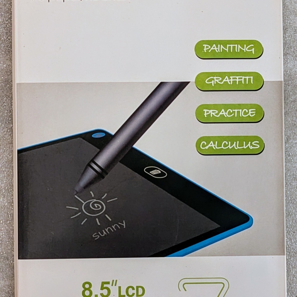 Environment-friendly no paper no chalk 8.5"Lcd Writing tablet.